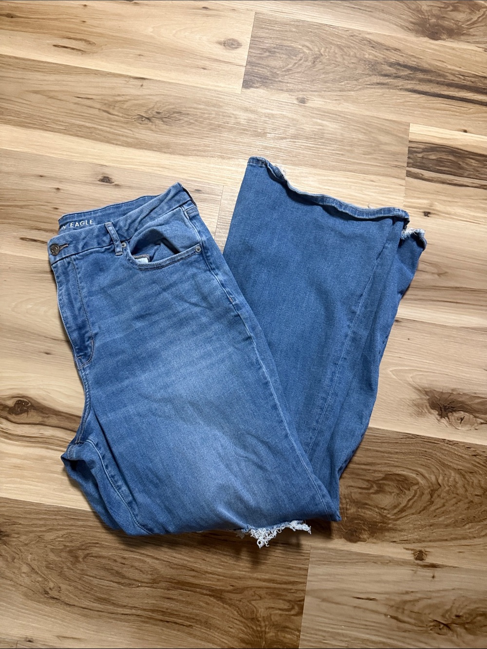 American Eagle Outfitters Medium Blue Flare Jeans
